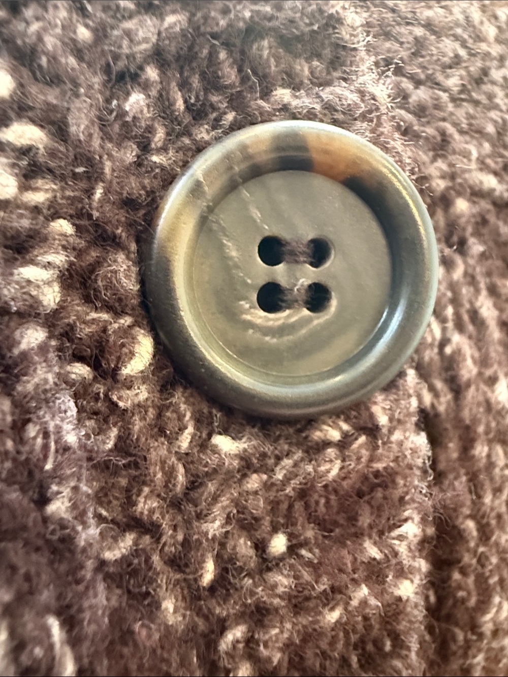 J. Crew Brown Hooded Button-Front Knit Cardigan with Belt - Picture 12 of 12